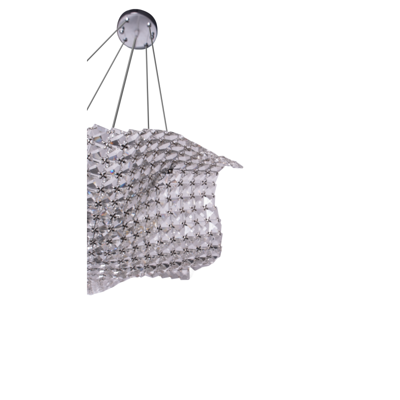 Lustre Abstrato Cristal K9 45x45x90cm