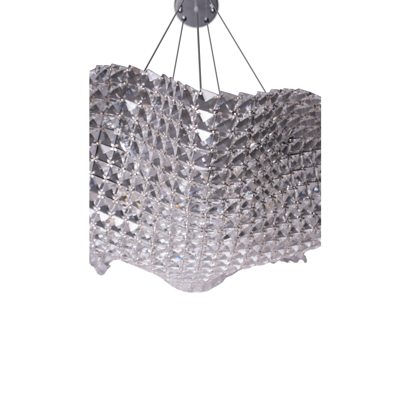 Lustre Abstrato Cristal K9 45x45x90cm
