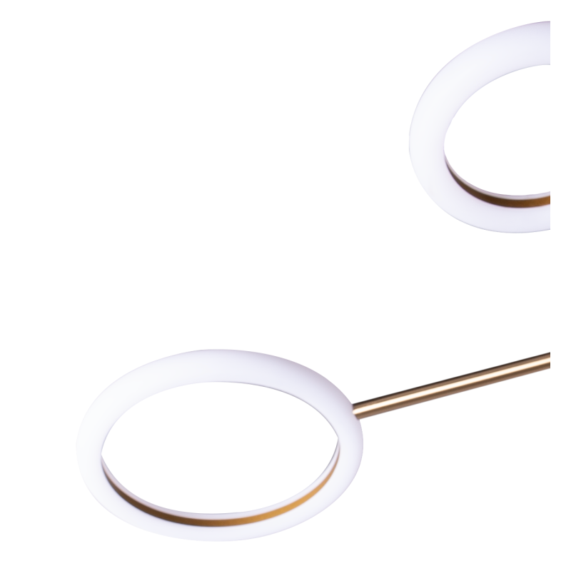 Lustre LED 32W Moderno Bronze 3000K