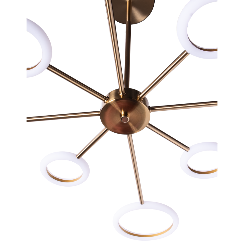 Lustre LED 42W Moderno Bronze 3000K