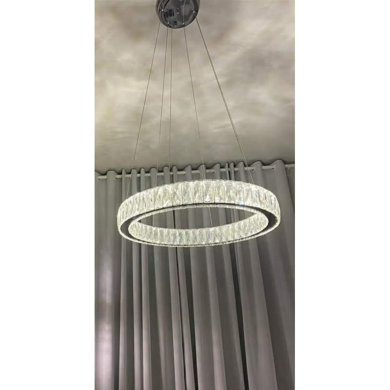 Lustre Pendente Ring LED 32W com Controle Remoto