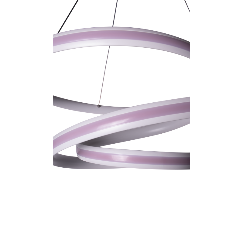 Pendente LED 52W Moderno Branco 3000K