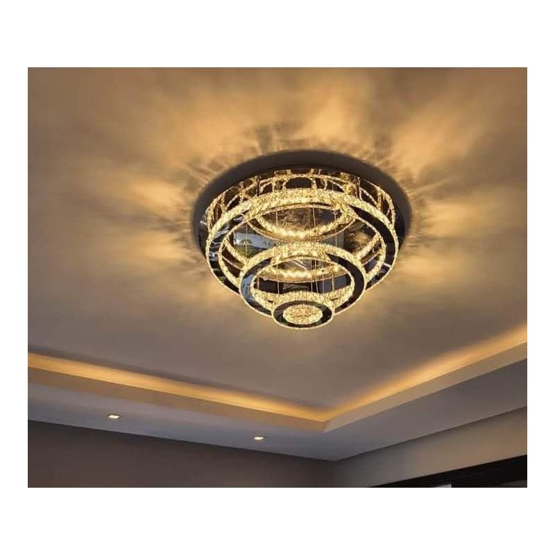 Plafon de Sobrepor/Embutir LED 78W com Controle Remoto