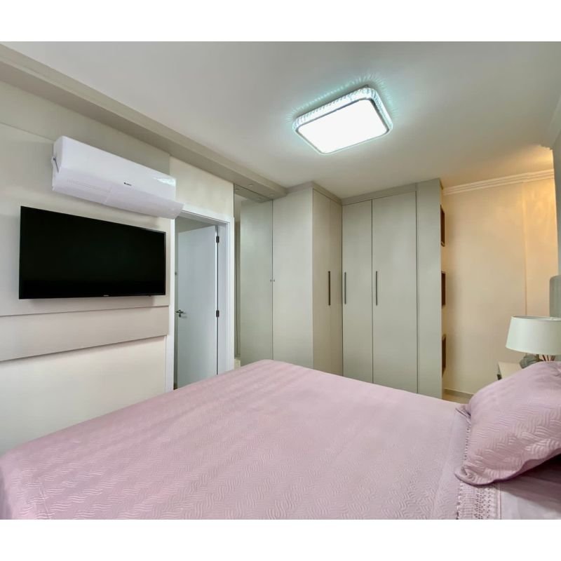 Plafon de Sobrepor LED 120W com Controle Remoto 60x60cm