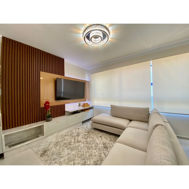 Plafon de Sobrepor LED 48W com Controle Remoto D40cm