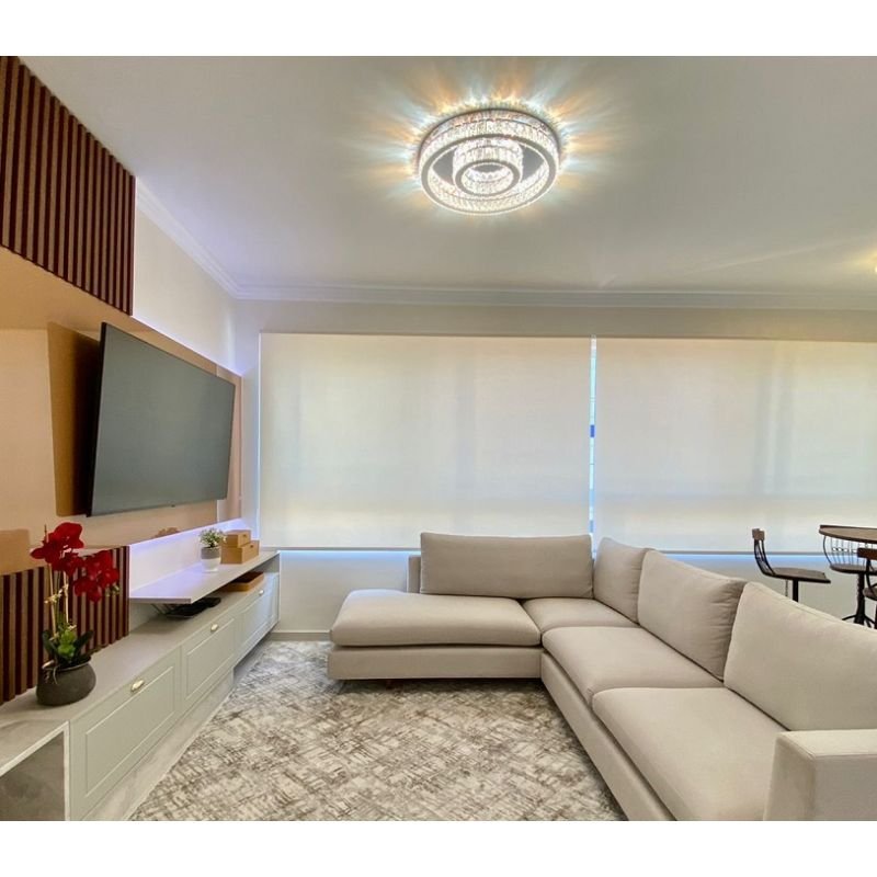 Plafon de Sobrepor LED 80W com Controle Remoto D60cm